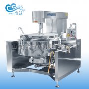 牛油炒面粉机器 山东隆泽电磁炒锅厂家 大型电磁炒锅