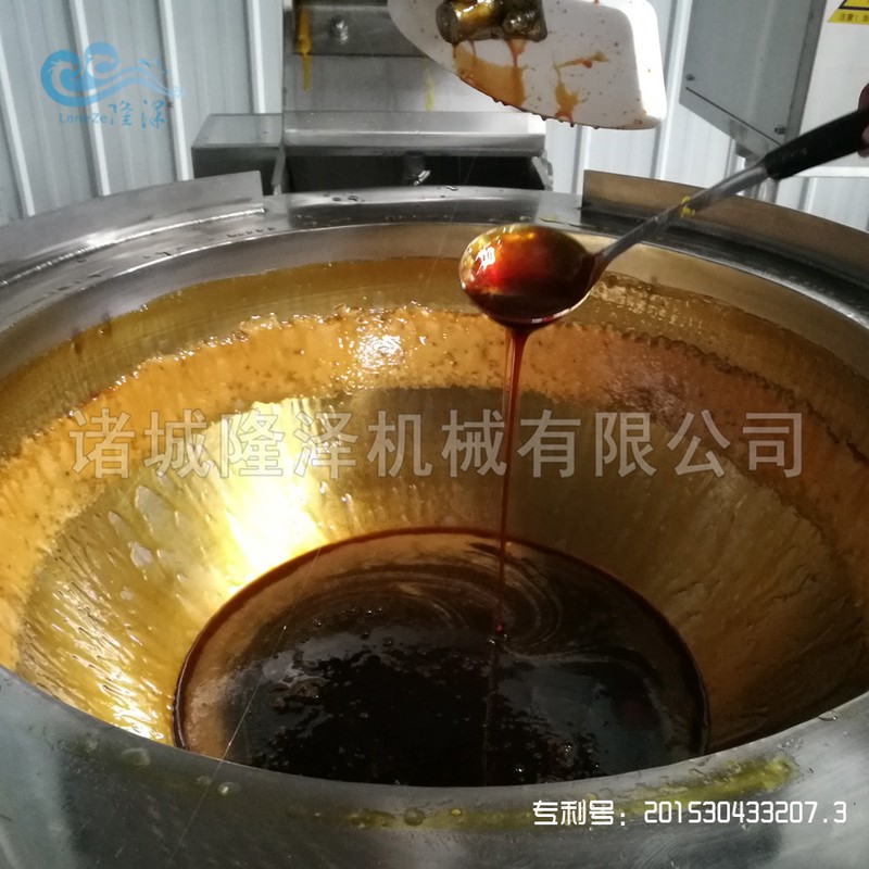 隆泽厂家直销红烧酱炒锅 液化气加热红烧酱炒锅 全自动炒酱锅