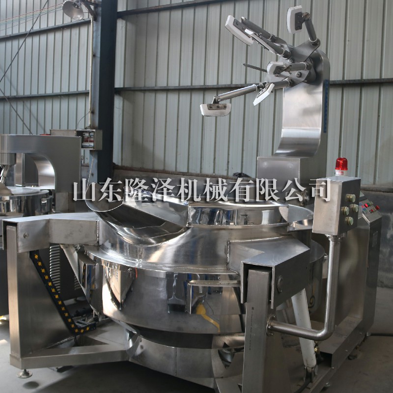 番茄辣椒酱翻炒机 一锅炒料800斤 多爪搅拌炒料机