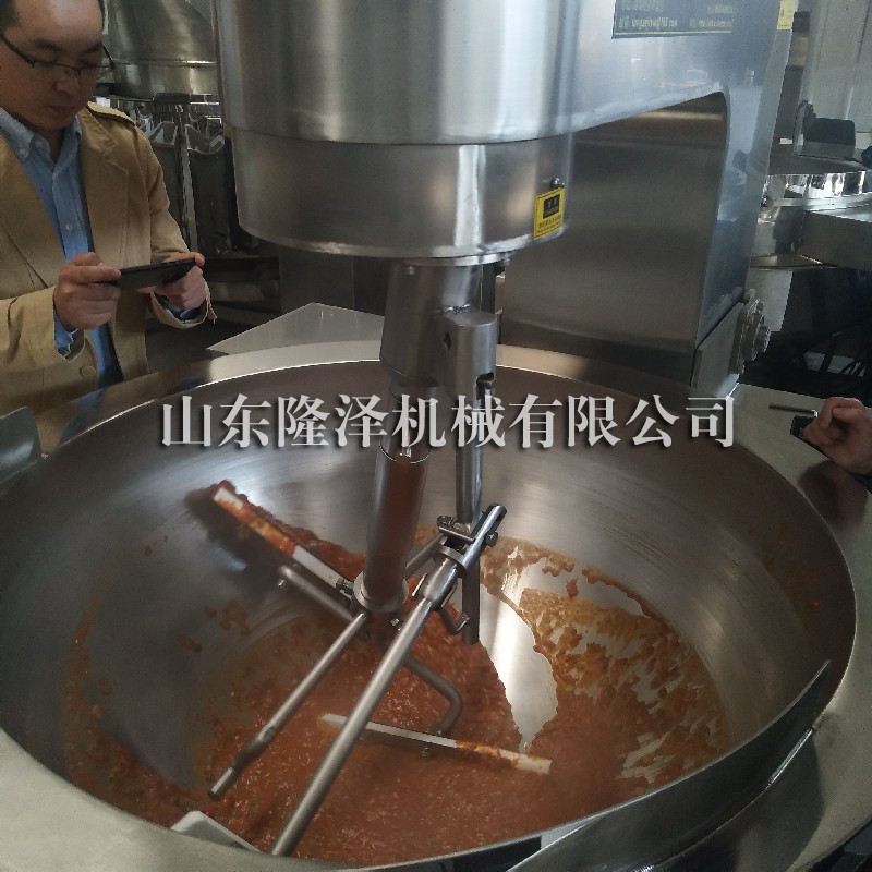 大型五爪双行星搅拌炒锅高效节能 400L辣椒酱搅拌锅