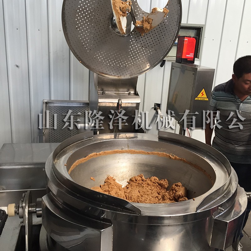 汤圆水果馅搅拌锅 隆泽月饼水果馅料搅拌锅 全自动搅拌锅