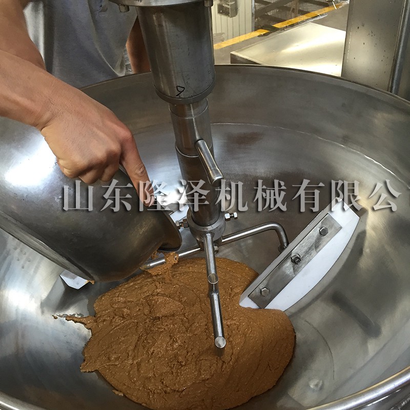 汤圆水果馅搅拌锅 隆泽月饼水果馅料搅拌锅 全自动搅拌锅