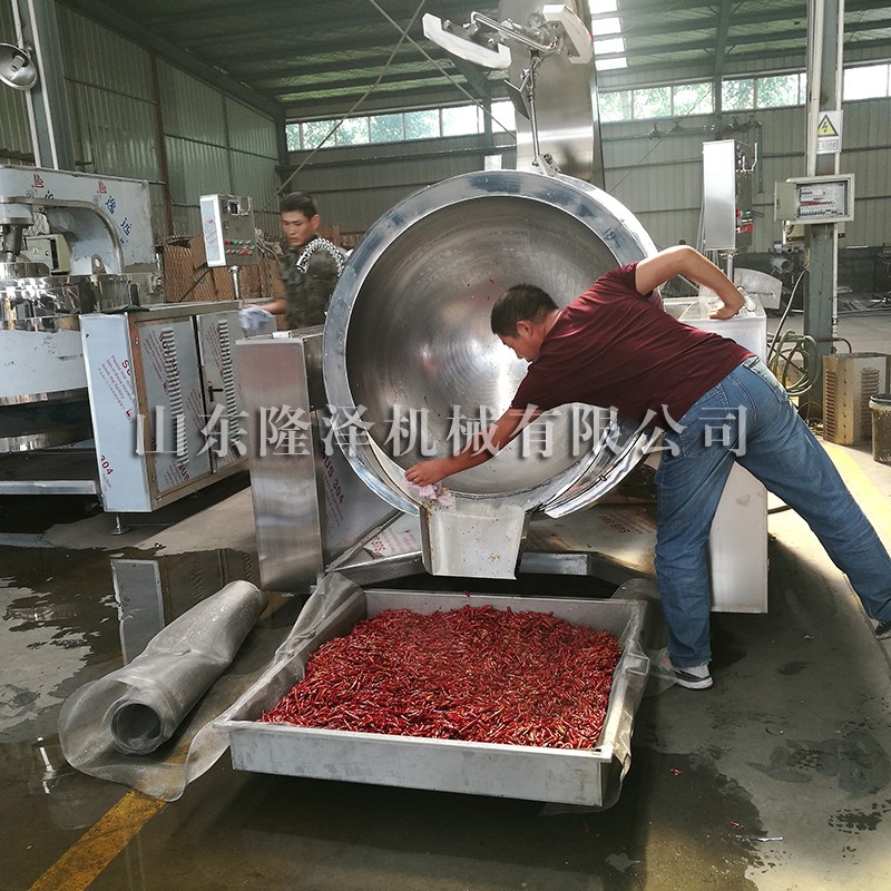 多爪搅拌炒料机 番茄辣椒酱翻炒机  辣椒酱炒料机器