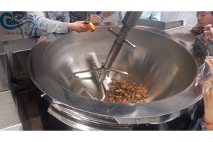 电磁炒药搅拌夹层锅  元胡炒制专用炒锅