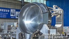 石家庄琥珀核桃油炸挂糖机夹层锅