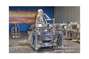 哈尔滨琥珀核桃油炸挂糖机夹层锅